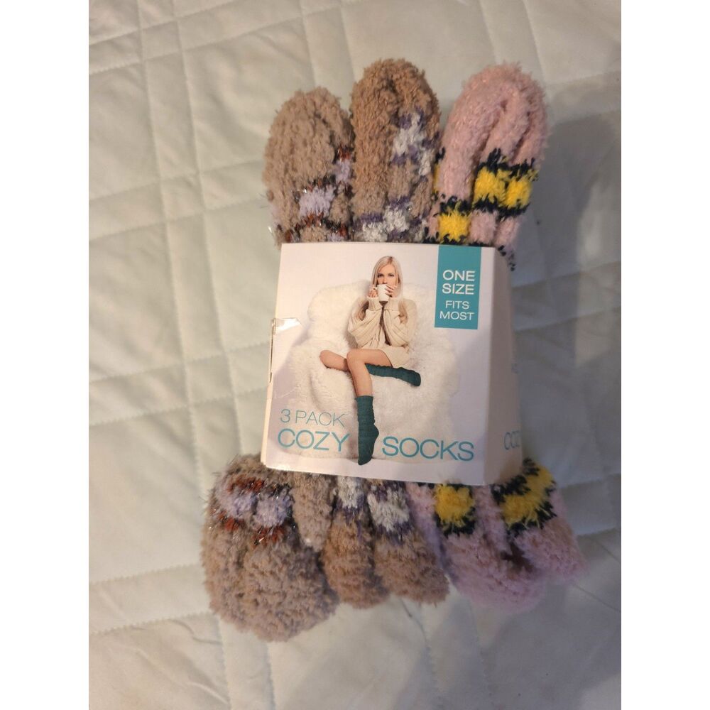 3 Pack Cozy Socks